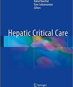 Hepatic Critical Care 1st ed. 2018 Edition