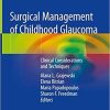 Surgical Management of Childhood Glaucoma: Clinical Considerations and Techniques 1st ed. 2018 Edition