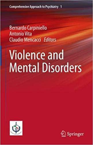 Violence and Mental Disorders (Comprehensive Approach to Psychiatry) 1st ed. 2020 Edition Violence and Mental Disorders (Comprehensive Approach to Psychiatry) 1st ed. 2020 Edition