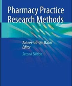 Pharmacy Practice Research Methods 2nd ed. 2020 Edition