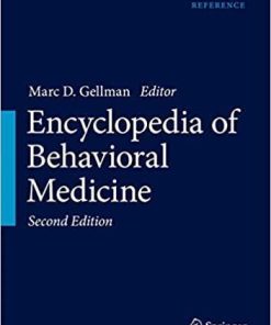 Encyclopedia of Behavioral Medicine 2nd ed. 2020 Edition