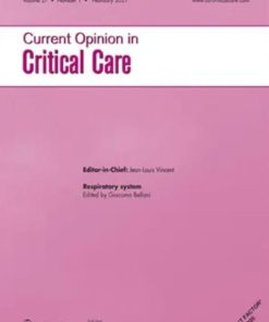 Current Opinion in Critical Care 2021 Full Archives