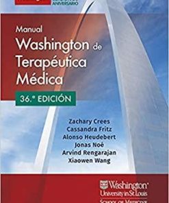 Manual Washington de terapéutica médica (Spanish Edition) Thirty-Sixth Edition