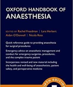 Oxford Handbook of Anaesthesia (Oxford Medical Handbooks) 5th Edition