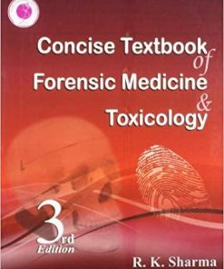 Concise Textbook Forensic Medicine Toxicology 3Rd/Ed