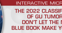 USCAP The 2022 Classification of GU Tumors: Don’t Let the New Blue Book Make You Blue (CME VIDEOS)