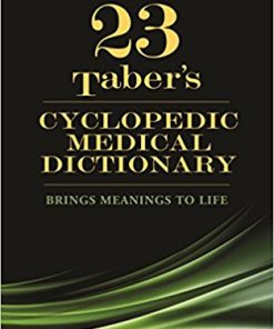 Taber’s Cyclopedic Medical Dictionary, 23rd Edition (PDF)