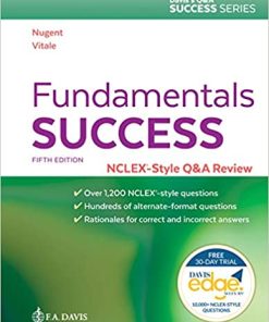 Fundamentals Success: NCLEX®-Style Q&A Review (Davis’s Q&A Success), 5th Edition (PDF)