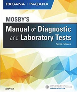 Mosby’s Manual of Diagnostic and Laboratory Tests – E-Book 6th Edition (PDF)