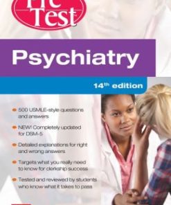 Psychiatry PreTest Self-Assessment And Review, 14th Edition (PDF)