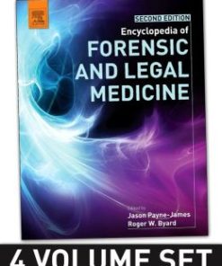 Encyclopedia of Forensic and Legal Medicine: 4 Volume Set, 2nd Edition