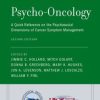 Psycho-Oncology: A Quick Reference on the Psychosocial Dimensions of Cancer Symptom Management