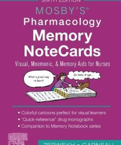 Mosby’s Pharmacology Memory NoteCards: Visual, Mnemonic, and Memory Aids for Nurses, 6th Edition (PDF)