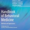 Handbook of Behavioral Medicine: Methods and Applications (PDF)