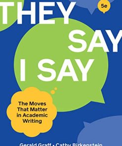 “They Say / I Say”, 5th Edition (EPUB)