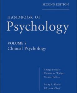 Handbook of Psychology, Volume 8: Clinical Pschychology, 2nd Edition