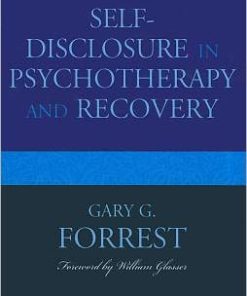 Self-Disclosure in Psychotherapy and Recovery