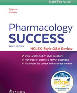 Pharmacology Success: NCLEX-Style Q&A Review, 3rd Edition