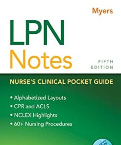 LPN Notes: Nurse’s Clinical Pocket Guide, 5th Edition (PDF)