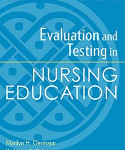 Evaluation and Testing in Nursing Education, Sixth Edition (PDF)