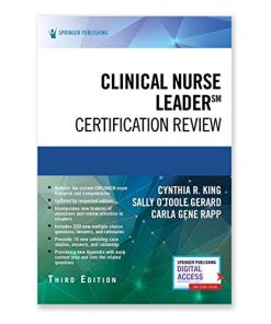 Clinical Nurse Leader Certification Review, Third Edition (PDF)