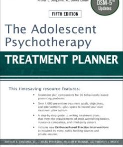 The Adolescent Psychotherapy Treatment Planner, 5th Edition