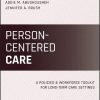 Person-Centered Care: A Policies and Workforce Toolkit for Long-Term Care Settings