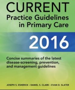 CURRENT Practice Guidelines in Primary Care 2016 (PDF)