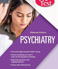 Psychiatry PreTest Self-Assessment And Review, 15th Edition (PDF)