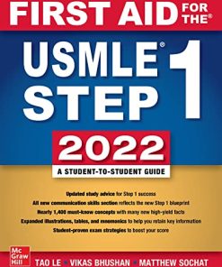 First Aid for the USMLE Step 1 2022, Thirty Second Edition (PDF)