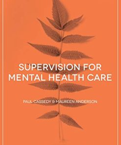 Supervision for Mental Health Care (Foundations of Mental Health Practice) (PDF)