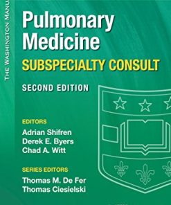 The Washington Manual Pulmonary Medicine Subspecialty Consult, 2nd Edition (PDF)