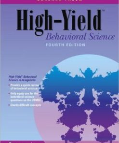 High-Yield Behavioral Science, 4th Edition (EPUB)