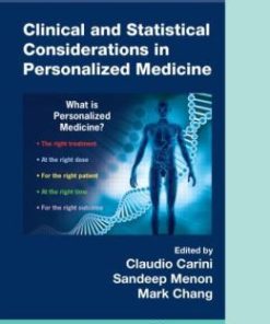 Clinical and Statistical Considerations in Personalized Medicine