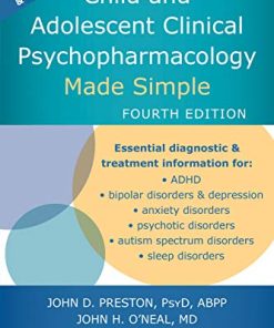 Child and Adolescent Clinical Psychopharmacology Made Simple, 4th Edition (PDF)