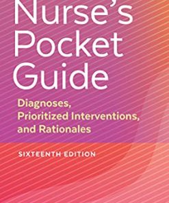 Nurse’s Pocket Guide: Diagnoses, Prioritized Interventions, and Rationales, 16th Edition (EPUB)