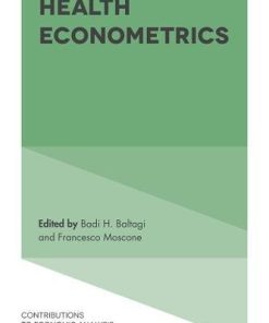 Health Econometrics (Contributions to Economic Analysis) (PDF)