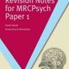 Revision Notes for MRCPsych Paper 1 (Masterpass) 2012 Original PDF