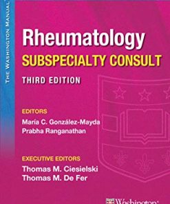 The Washington Manual Rheumatology Subspecialty Consult, 3rd Edition (PDF)