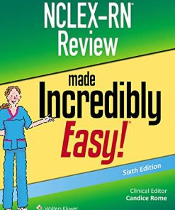 NCLEX-RN Review Made Incredibly Easy (Incredibly Easy! Series), 6th Edition (EPUB)