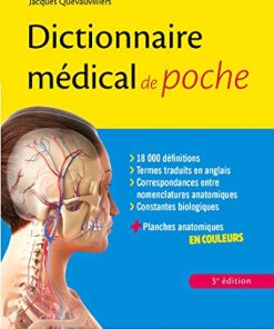 Dictionnaire médical de poche: Avec des planches anatomiques en couleurs, 3e (PDF)
