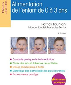 Alimentation de l’enfant de 0 à 3 ans, 3e (PDF)