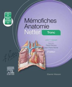 Mémofiches Anatomie Netter – Tronc (Hors collection) (French Edition), 5th edition (PDF)