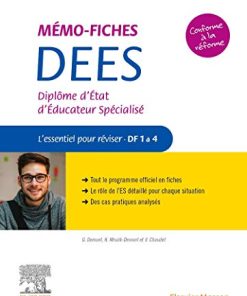 Mémo-Fiches DEES – Diplôme d’État d’éducateur spécialisé: L’essentiel pour réviser – DF1 à 4 (PDF)