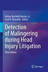 Detection of Malingering during Head Injury Litigation (3rd ed.) (PDF)