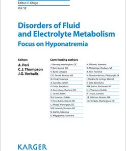 Disorders of Fluid and Electrolyte Metabolism: Focus on Hyponatremia (Frontiers of Hormone Research, Vol. 52) (PDF)