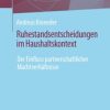 Ruhestandsentscheidungen im Haushaltskontext (PDF)