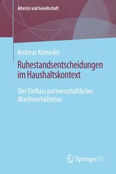 Ruhestandsentscheidungen im Haushaltskontext (PDF)