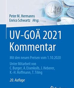 UV-GOÄ 2021 Kommentar: Mit den neuen Preisen vom 1.10.2020 (Abrechnung erfolgreich und optimal) (German Edition) (PDF)