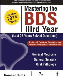 Mastering the BDS IIIrd Year (Last 25 Years Solved Questions) (PDF)